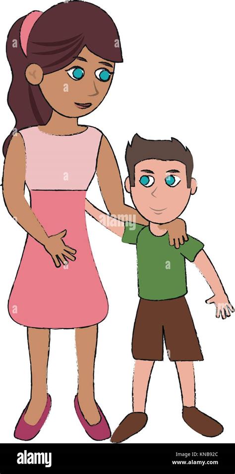 sex mom son cartoon|Cartoon Mother And Son stock videos and footage.